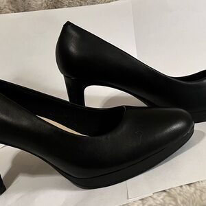 Clarks artisan, Amber Joy Elegant Black Women's Heels